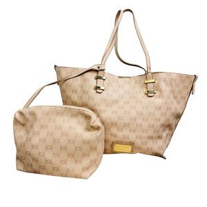 Bebe Nude Blush Large Tote With Clutch